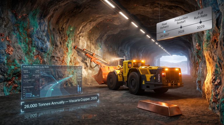 Sandvik Automated Fleet Powers Viscaria Mine Restart