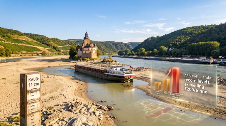 Rhine Low Water Shipping Disruption 2026