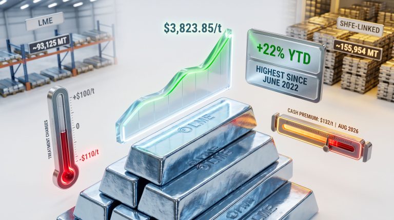 Zinc Hits Four-Year Peak on Supply Fears & Speculators