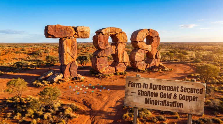 Taiton Resources Ltd-T88-Shallow gold and copper mineralisation site