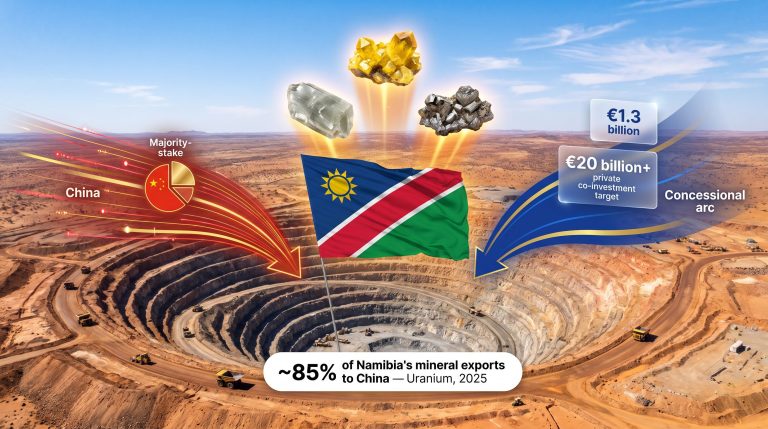 Namibia Minerals Race: China vs EU Compete