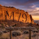 Mammoth Minerals Ltd-M79-Lunchbox Ridge drilling underway desert rock formation