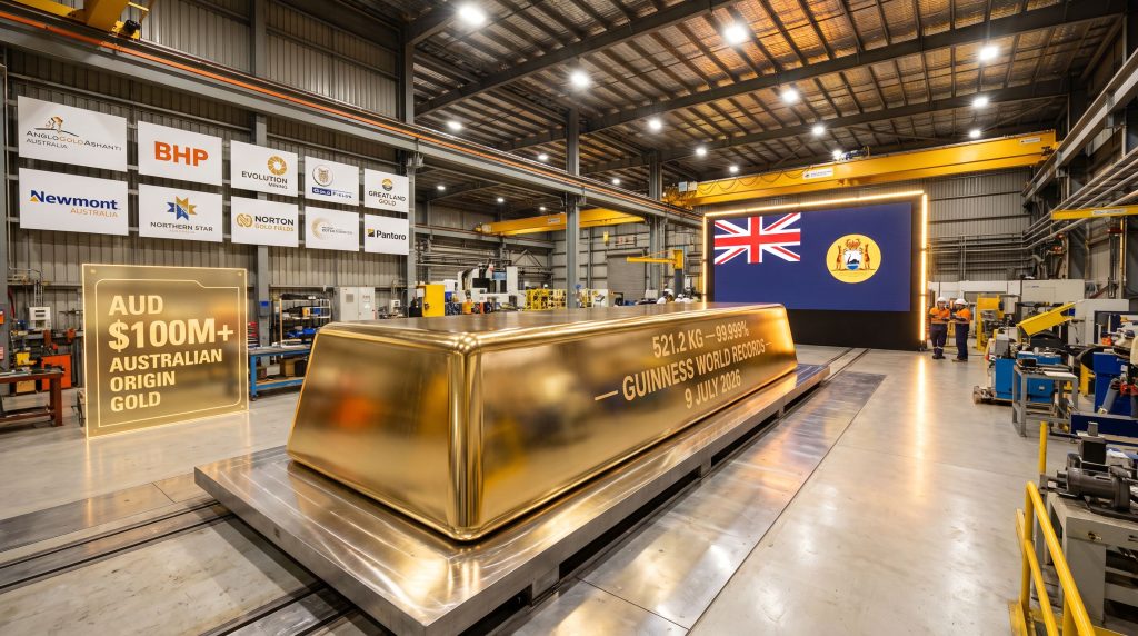Perth Mint's World's Largest Gold Bar: 521kg Record