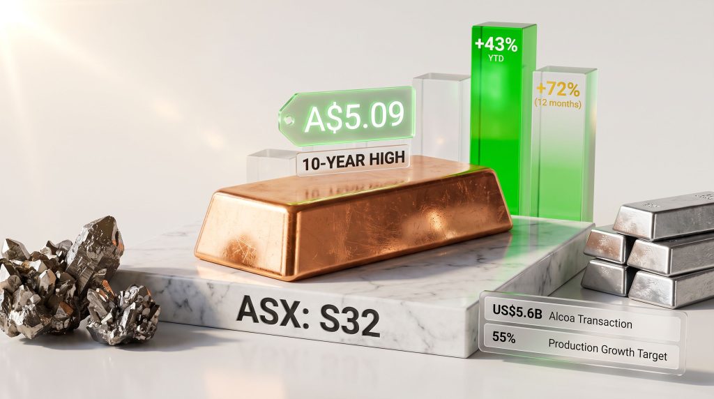 South32 Shares Hit 10-Year High: S32 Rally Explained
