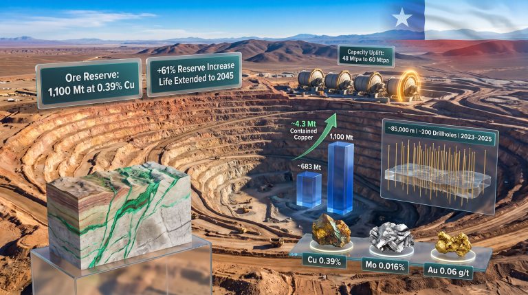 South32 Sierra Gorda Reserve Upgrade: 61% Boost