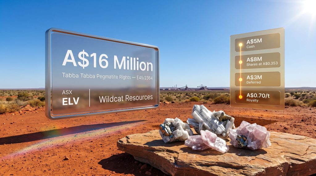 Elevra Lithium Sells WA Pegmatite Rights to Wildcat