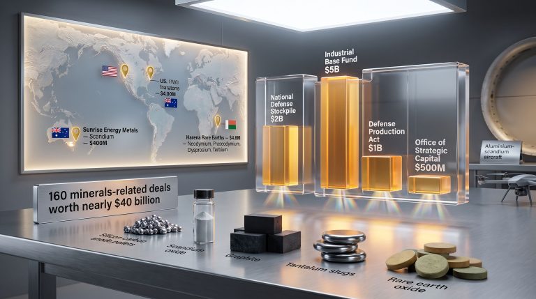 US Critical Minerals Investments for Defense Chains