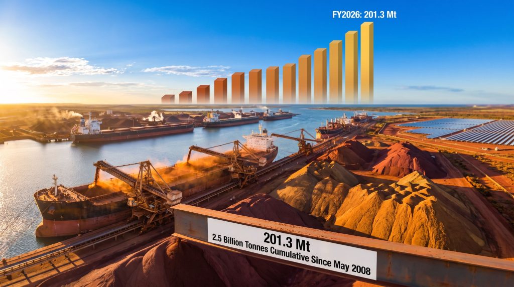 Fortescue 200Mt Iron Ore Milestone: Record FY2026