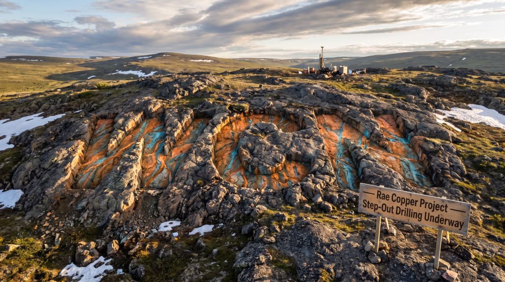 White Cliff Minerals Ltd-WCN-Rae Copper Project step-out drilling landscape