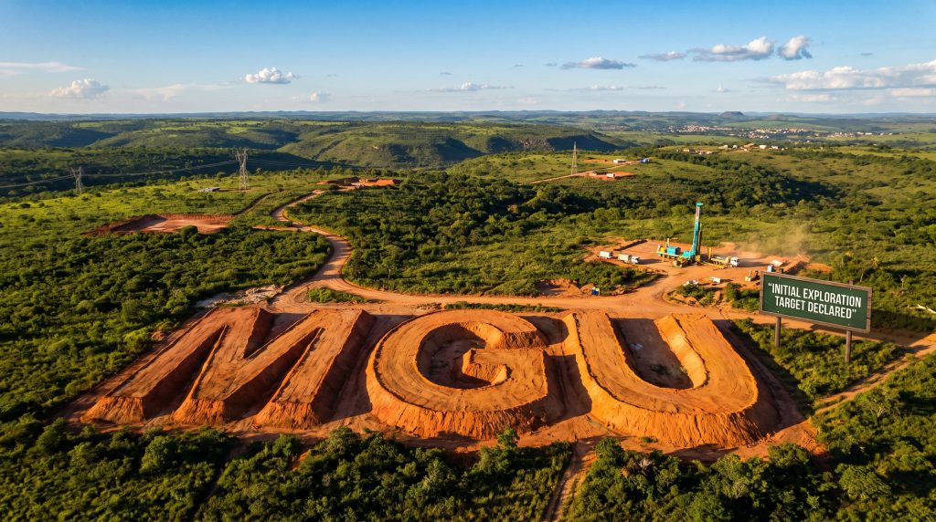 Magnum Mining and Exploration Ltd-MGU-MGU initial exploration target site
