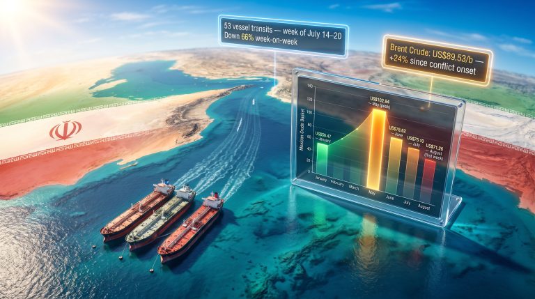 Strait of Hormuz Oil Transit Drop: Crisis Deepens