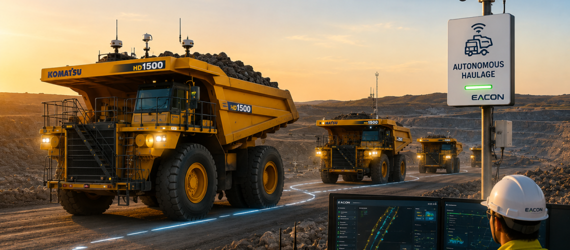 EACON Technology Powers Autonomous HD1500 Fleet Operations at Western Australian Gold Mine