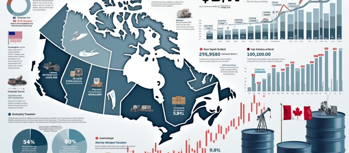 Alberta economic infographic on tariff impact.