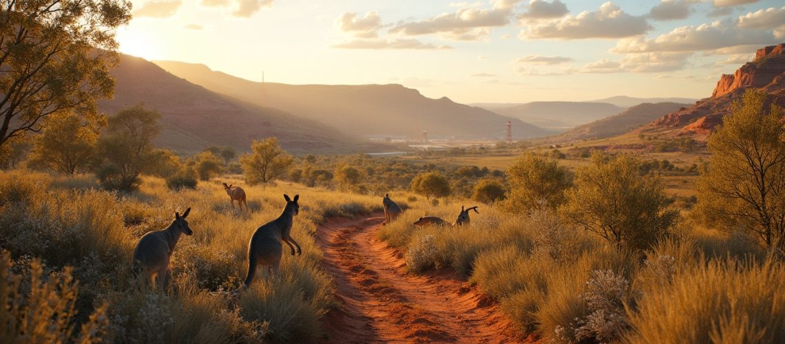 Australian landscape promoting biodiversity collaboration.