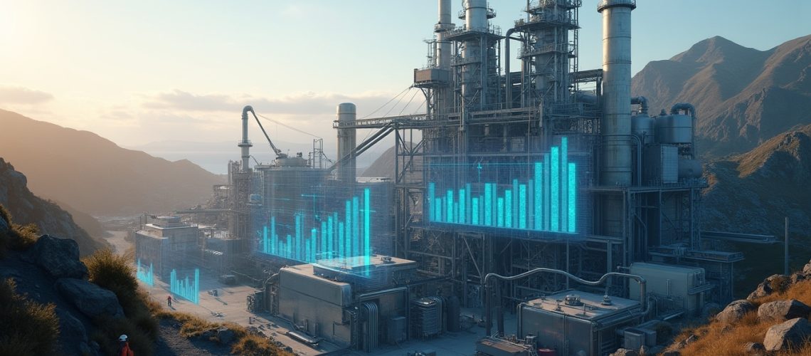 Nyrstar Hobart plant with projected output data.