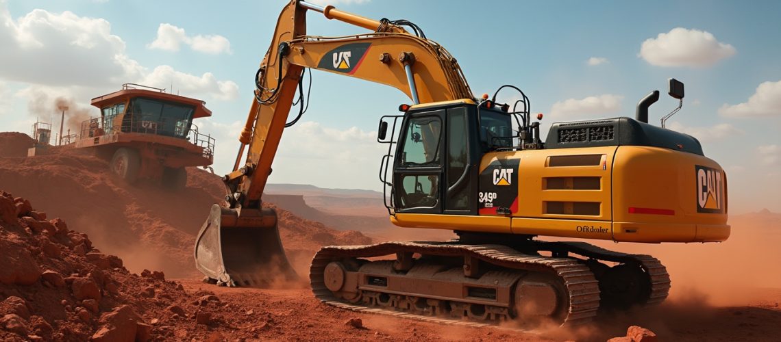 Excavators operating at Western Australia site.