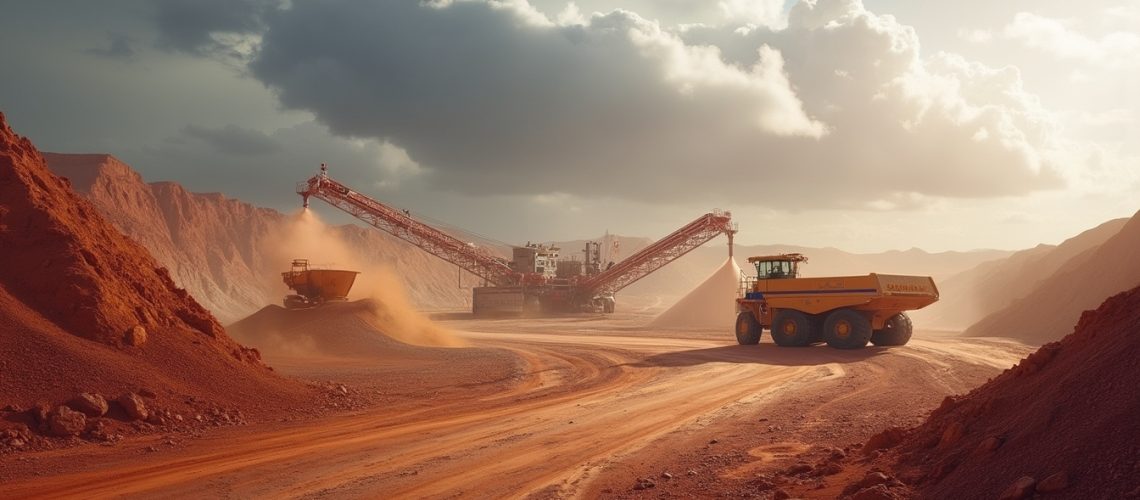 Sheffield's Thunderbird Mineral Sands operations.