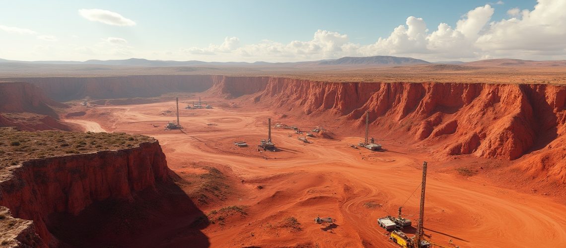 Mining site at Western Yilgarn Julimar West.