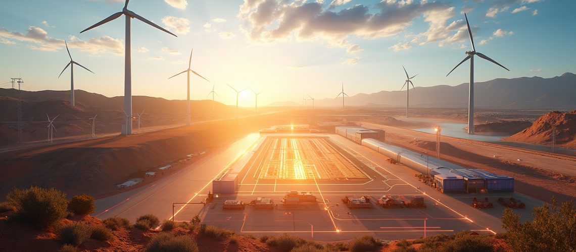 Wind farm highlighting Western Australia's energy transition.